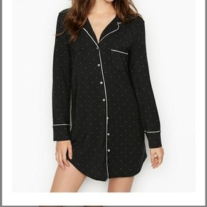 New VS Modal Long Sleeve Sleepshirt Size S